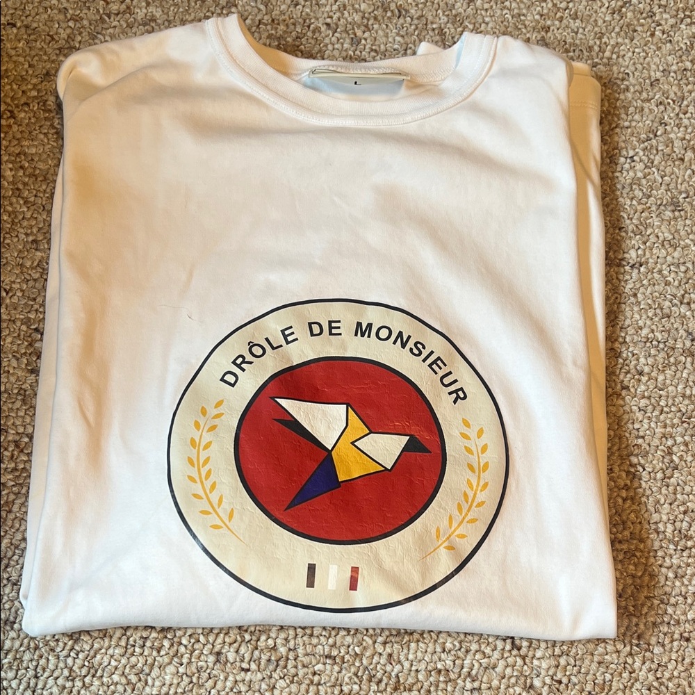 Kids White Graphic Tee